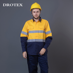 Uniform Safety Wear Workwear Polyester Frc Clothing Fire Retardant Nomex NFPA 2112 Work Clothes Fr Shirts