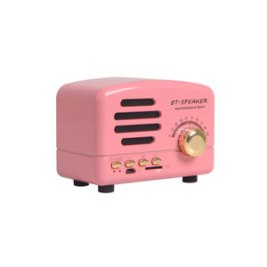 Altavoz Yido Mini, Diseño Retro de Madera, Altavoz Portátil de Escritorio con Perilla de Volumen y Botones Multifunción - Product Image 2