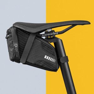 Sacoche de vélo BSCI 1,5 L grande capacité réfléchissante pour selle arrière, accessoires de vélo, feu arrière, sac de rangement durable pour VTT - Product Image 3