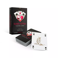 Piatnik Kama Sutra Jeu de cartes pour adultes (Spielkarten) 54 positions uniques Noir