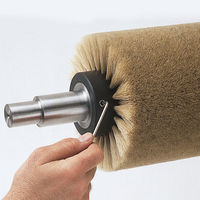 Brosse à rouleaux en sisal à dents de scie personnalisée pour l'installation et le nettoyage