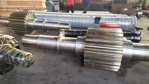 China brand DeYu factory <b>price</b> forged steel 42crmo large module transmission screw gear shaft - Product Image 4