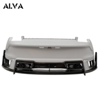 Kit carrosserie aérodynamique en fibre de carbone sèche AMANS Design Ghost Aero, pare-chocs arrière avec finition polie pour Porsche 911 992 GT3RS côté gauche