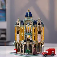 Regalos de Navidad Bloque Ladrillos Molde Rey 16010 Juguetes para niños Modelo Street View Building Block Toy Post Office Sets
