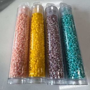 Vente <span class=keywords><strong>en</strong></span> <span class=keywords><strong>gros</strong></span> <span class=keywords><strong>en</strong></span> stock, perles <span class=keywords><strong>Miyuki</strong></span> <span class=keywords><strong>Delica</strong></span> originales japonaises, 10 g par tube, <span class=keywords><strong>11</strong></span>/<span class=keywords><strong>0</strong></span>, perles de verre multicolores pour la fabrication de bijoux DIY - Product Image 1