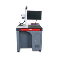 Marqueur laser 3D à fibre CO2 de type bureau pour l'acier inoxydable, le bois, le plastique, graveur laser, machine de gravure et d'impression