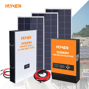 Système de stockage d'énergie solaire hybride hors réseau 1 kW 5 kW pour maison, station d'énergie renouvelable - Product Image 1