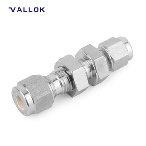 Geschmiedete, langlebige Schott rohr verschraubungen vom Typ swagelok für verschiedene Anwendungen Zwei-Ferrulen-Anschluss schott an NPT-Stecker - Product Image 5