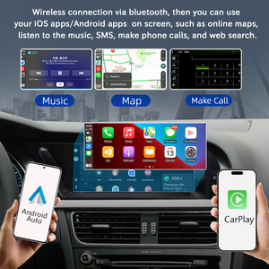 Autoradio multimédia avec écran 8,8 pouces, CarPlay sans fil, Android Auto, lecteur de musique pour <span class=keywords><strong>Audi</strong></span> A4 B8 S4 A5 <span class=keywords><strong>S5</strong></span>, GPS, navigation, stéréo, Linux 09-16 - Product Image 5