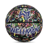 Ballon de basketball camouflage en PU, personnalisable, vente en gros, taille 7, durable, écologique, pour enfants