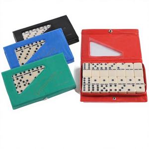 CASAMAX WL EZ-2004 Jeu de dominos, étui coloré, créatif, élégant, de qualité supérieure, classique, durable, en plastique, pour les âges 13-14 ans - Product Image 1