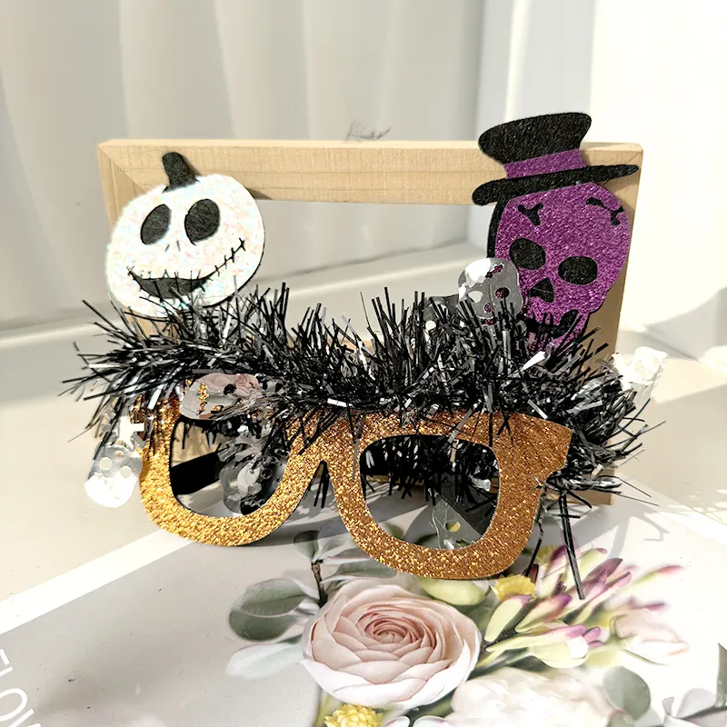 Kinderen Volwassen Grappige Pompoen Spinnenweb Oogbol Halloween Cosplay Brillen Halloween Decoratie Feest Geeft Een Bril
