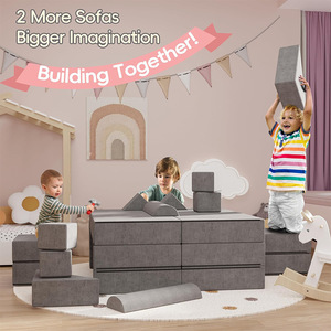 Ensemble de blocs en mousse pour jeux doux, pour enfants, pour grimper et construire en intérieur, avec rembourrage de sécurité et design éducatif - Product Image 5