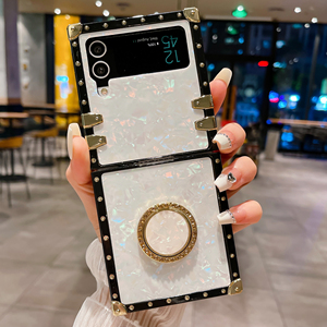 เคสลายหอยสังข์พร้อมห่วงตั้งสำหรับ Galaxy Z flip 4สำหรับ Galaxy Z flip <span class=keywords><strong>5</strong></span>/flip 6เคสกันกระแทก - Product Image 3