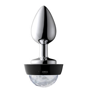 Delove sıcak satış popüler ses kontrolü renk değiştiren anüs büyüt Anal Butt Plug prostat masaj aleti ile Anal ışık - Product Image 3