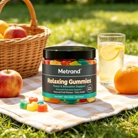 Gummies relaxantes au chanvre, saveur naturelle de fruits, favorisent la relaxation et le sommeil, 2 gummies par jour, OEM