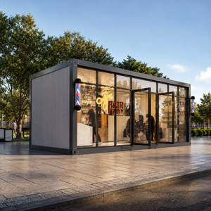 Salon de coiffure mobile modulaire préfabriqué, <span class=keywords><strong>kiosque</strong></span> de beauté pour usage commercial - Product Image 1