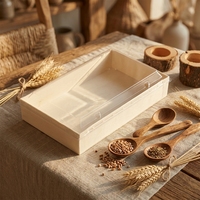 Boîtes alimentaires en bois pour sushis, boîte à sushi jetable pliable pour emporter