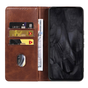 Funda Protectora Reforzada Tipo Folio para <span class=keywords><strong>Google</strong></span> <span class=keywords><strong>Pixel</strong></span> <span class=keywords><strong>11</strong></span> Pro 10A 9A 8A 7A <span class=keywords><strong>6A</strong></span> 5A 4A, Textura de Piel de Becerro, PU, con Soporte - Product Image 1
