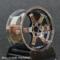 Jantes en alliage forgées légères 17 18 19 20 21 22 pouces 5x120 5x112 5x114.3 pour voiture RAYS TE37 VW Golf Racing Car