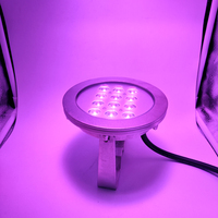2025 nouveau Design Yaokingled YK-UW103 12X3W 316L acier inoxydable DC24V RGB changement de couleur IP68 piscine lumière étanche