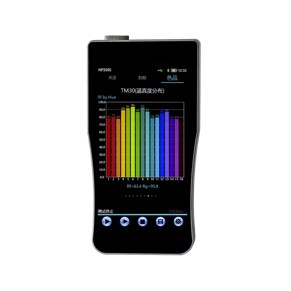 HP350S 휴대용 분광계 리듬 건강 스펙트럼 광량계 스펙트럼 조도 측정기