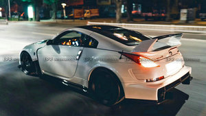 อะไหล่คาร์บอนไฟเบอร์ด้านหลังสปอยเลอร์ติดตั้งโดยตรง350Z Z33 03-08 - Product Image 2