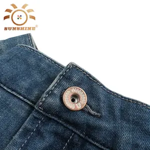 Morden estilo cabeça de rebite rebites denim personalizado e metal jeans botões de rebite