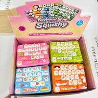 Jouets Squishies en forme de clavier, mini-jouets anti-stress à remontée lente, jouets à presser, jouets doux en PU, vente en gros