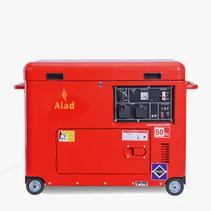 Tragbarer leiser Dieselmotor-Generator Genset-Luftkühlsystem Dieselstromgenerator 1500 Rpm mit Wassergekühlt 50 Hz/ 60 Hz 130
