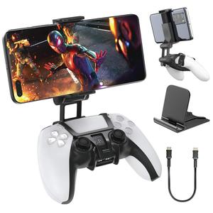 Cadeaux promotionnels, accessoires de jeu, support de téléphone pour <span class=keywords><strong>manette</strong></span>, clip de jeu mobile, support de téléphone portable pour PlayStation 5 - Product Image 6