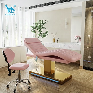 SONKLY Cama de pestañas de lujo Muebles de salón de belleza Silla de belleza eléctrica Cama de mesa de masaje facial - Product Image 2