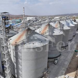 Silo de grano de fondo plano de acero galvanizado en caliente certificado CE - Product Image 5