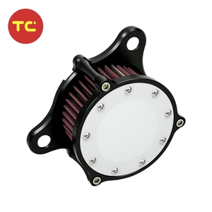 Filtre à Air de Moto avec Fixation Artisanat CNC Noir Chrome pour <span class=keywords><strong>Harley</strong></span> <span class=keywords><strong>Davidson</strong></span> Sportster XL883/1200x48 2004-2014 <span class=keywords><strong>Scooter</strong></span> - Product Image 3