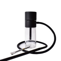 Nouveau Kit Chicha Portable pour Voiture en Verre, Petit Format, avec Tuyau en Verre pour Fumer des Arômes Doux