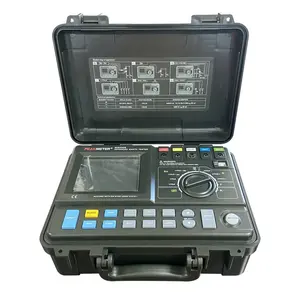 מקצועי כפולה מהדק מתקדם כדור הארץ התנגדות tester meter MS2308 עם USB ממשק