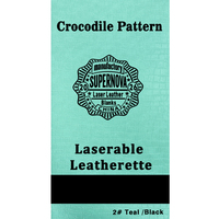 Pulsen Bulk Office Gift Crocodile Texture Laserable Similicuir pour portefeuille, porte-badge et boîte à bijoux Logo d'entreprise personnalisé