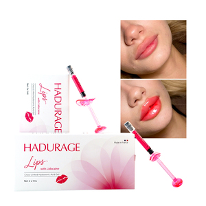 HADURAGE Lip Filler avec VB12 2x1ml Injection d'<span class=keywords><strong>acide</strong></span> <span class=keywords><strong>hyaluronique</strong></span> pour repulper les lèvres et améliorer la couleur rouge OEM ISO&CE <span class=keywords><strong>Prix</strong></span> de gros - Product Image 6