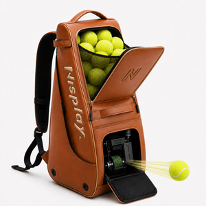 Nouvelle Machine à balles de tennis portable professionnelle Nisplay Y1 avec lanceur automatique pour l'entraînement de la raquette et du padel – La première au monde tout-en-un - Product Image 1