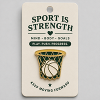 Épingles en émail personnalisées pour raquettes de tennis, badges de motivation sportifs, broches pour chapeaux, sacs, vêtements, décorations en métal émaillé