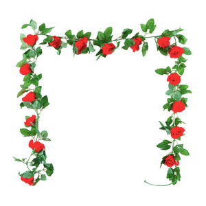 Guirlandes de roses artificielles Xinsheng, bouquet de fleurs en soie, décoration de mariage, décoration de la maison, accessoire pour la Saint-Valentin 110A - Product Image 5
