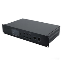 Boîtier personnalisé 2U pour montage en rack, en alliage d'aluminium/acier galvanisé, IP54, amplificateur de puissance, OEM, certifié ISO9001