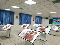 Pantalla anatómica interactiva para simulaciones de entrenamiento de estudiantes de medicina inmersiva Mesa de anatomía digital