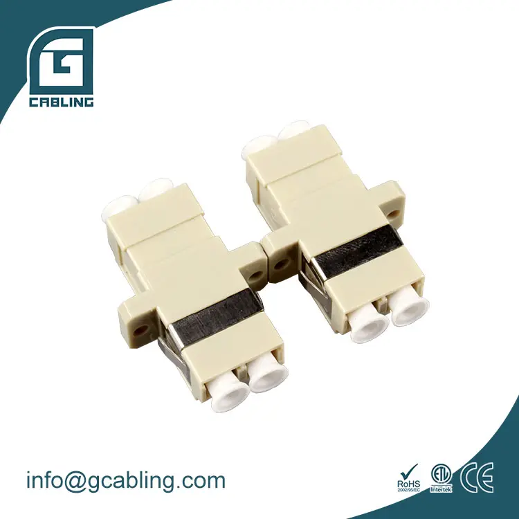 Gcabling 10 Pack OM1 OM2 SC Simplex Fiber Optic Adapter SC Serat Konektor SC UPC SX MM Optic Fiber Adapter Connecter Coupler