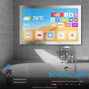 Умное Android-зеркало WiseMirror «Всё в одном» с HD-экраном, LAN и сенсорным управлением для дома, ванной комнаты и коммерческих помещений - Product Image 2