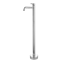 Ensemble de robinets de baignoire autoportants en laiton d'usine Kaiping Remplisseur de baignoire sur pied noir mat pour lavabo