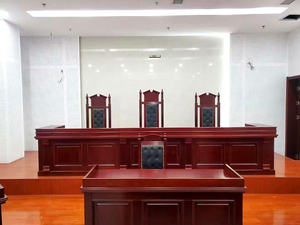 Bureau du jury du juge Chaise de bureau spéciale du tribunal Mobilier de cour de plaidoirie Greffier Contentieux Arbitrage Procès Table de présidence - Product Image 6