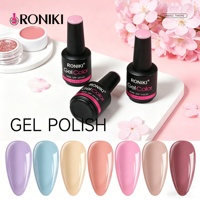 Vernis à ongles en gel UV personnalisé en gros 2023, 308 couleurs, étiquette OEM, gel à ongles soak-off