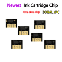 Chip de Cartucho de Tinta 745 745XL de 300 ml para Impresora HP Designjet Z2600 Z5600 (6 Colores 300 ml) para Cartucho de Tinta HP745 745XL