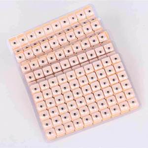 Patchs d'acupuncture auriculaire Wang Bu Liu Xing, 100 pièces, patchs de massage en plastique pour les soins de santé et l'équipement de fitness - Product Image 2